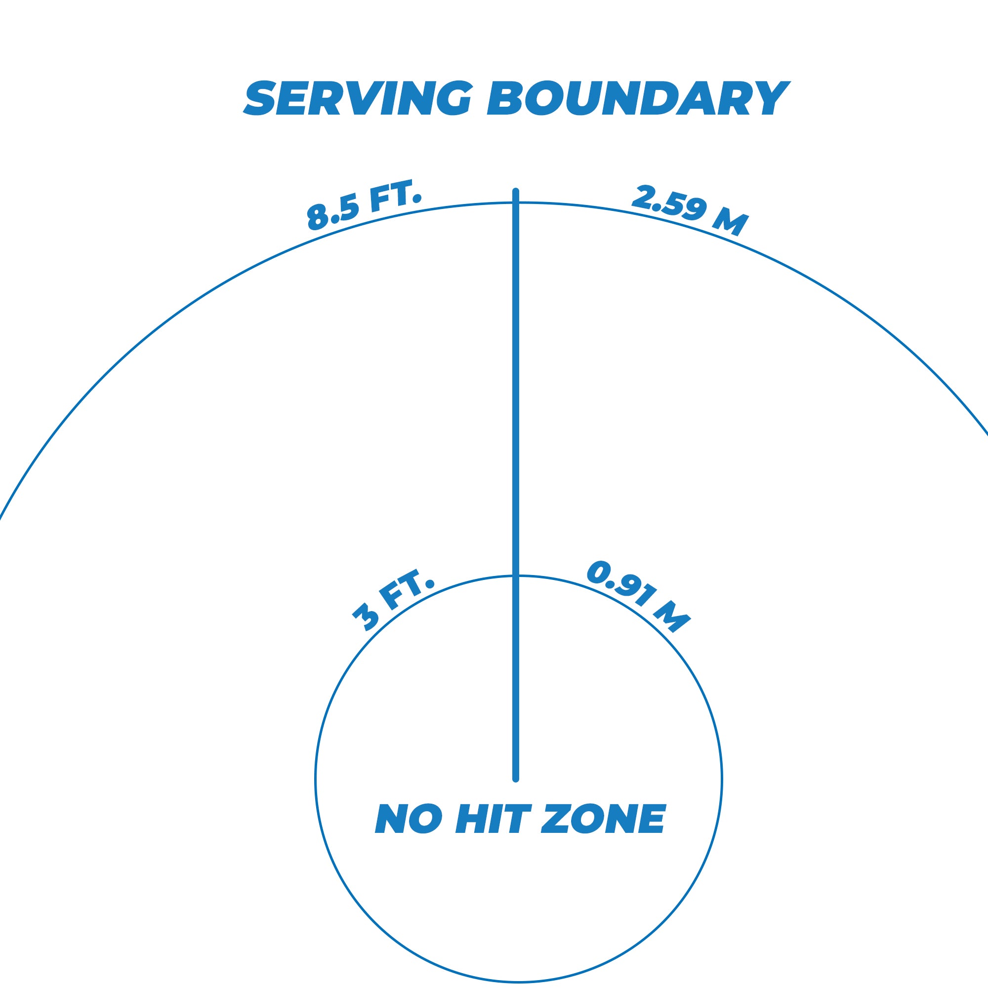 Roundnet Court Measuring Line - Premier Spike