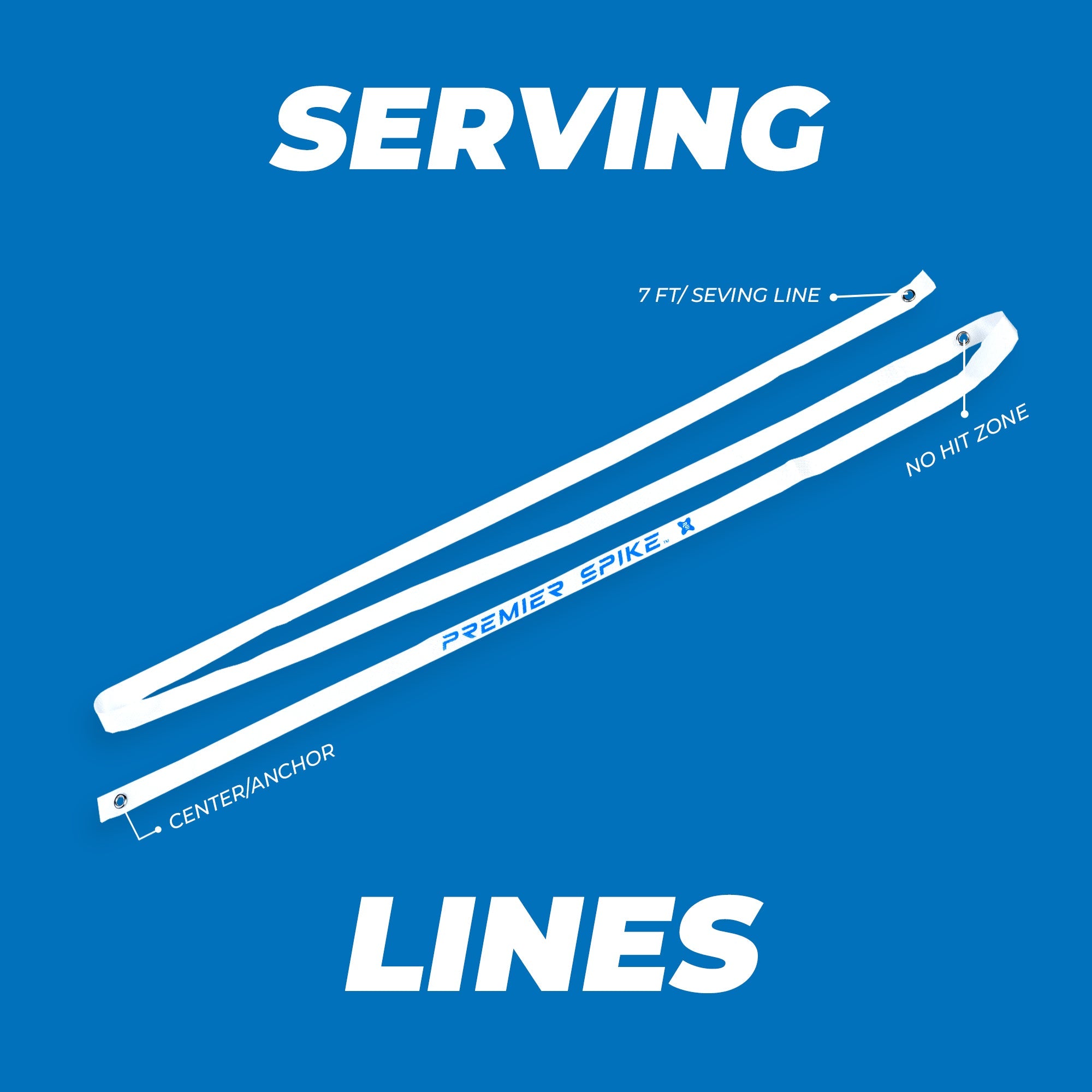 Roundnet Court Measuring Line - Premier Spike