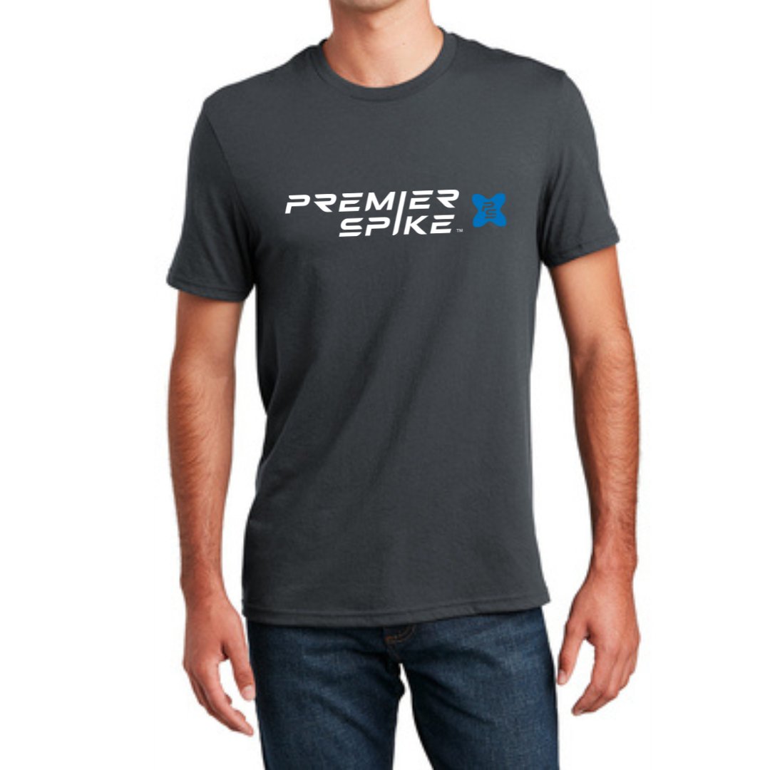 Classic Premier Spike Tee (White/Graphite) - Premier Spike