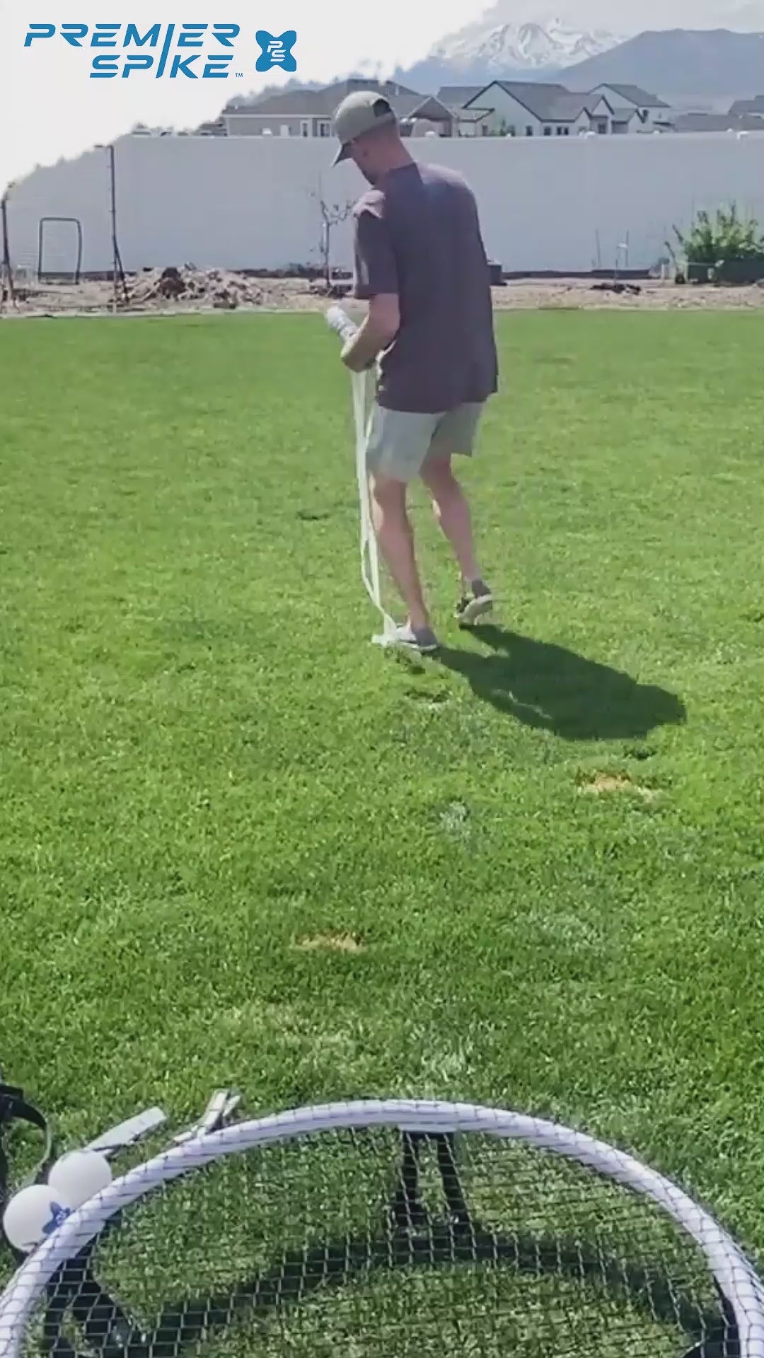 roundnet serving line spikeball